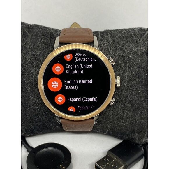 Fossil Gen 4 Authentic Digital Dial Smart Watch Custom Band FTW6016 LT342 - Picture 3 of 12